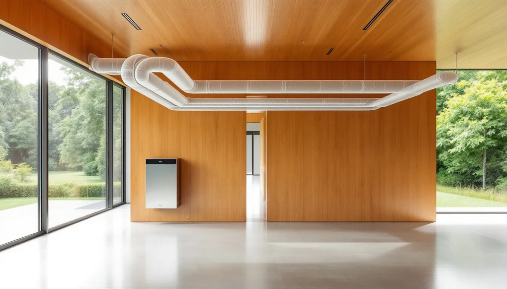 A passive house design with energy efficient upgrades.