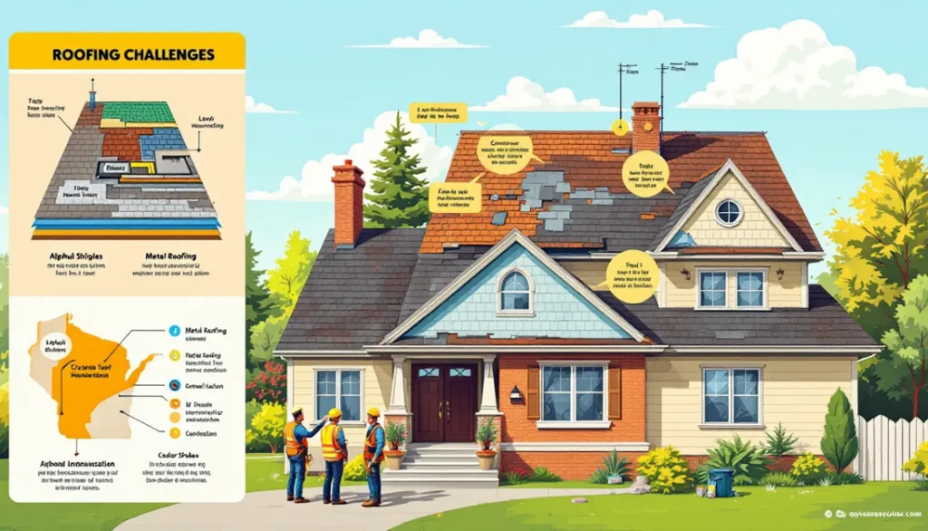 Image of additional maintenance tips for Wisconsin roofs.
