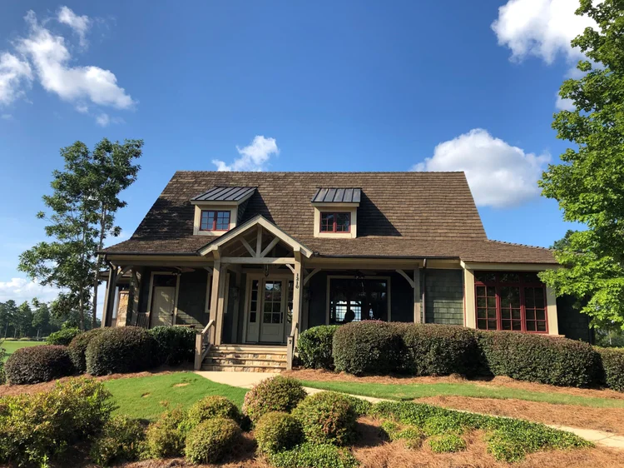 Brown CEDUR roof on home in Atlanta, Georgia