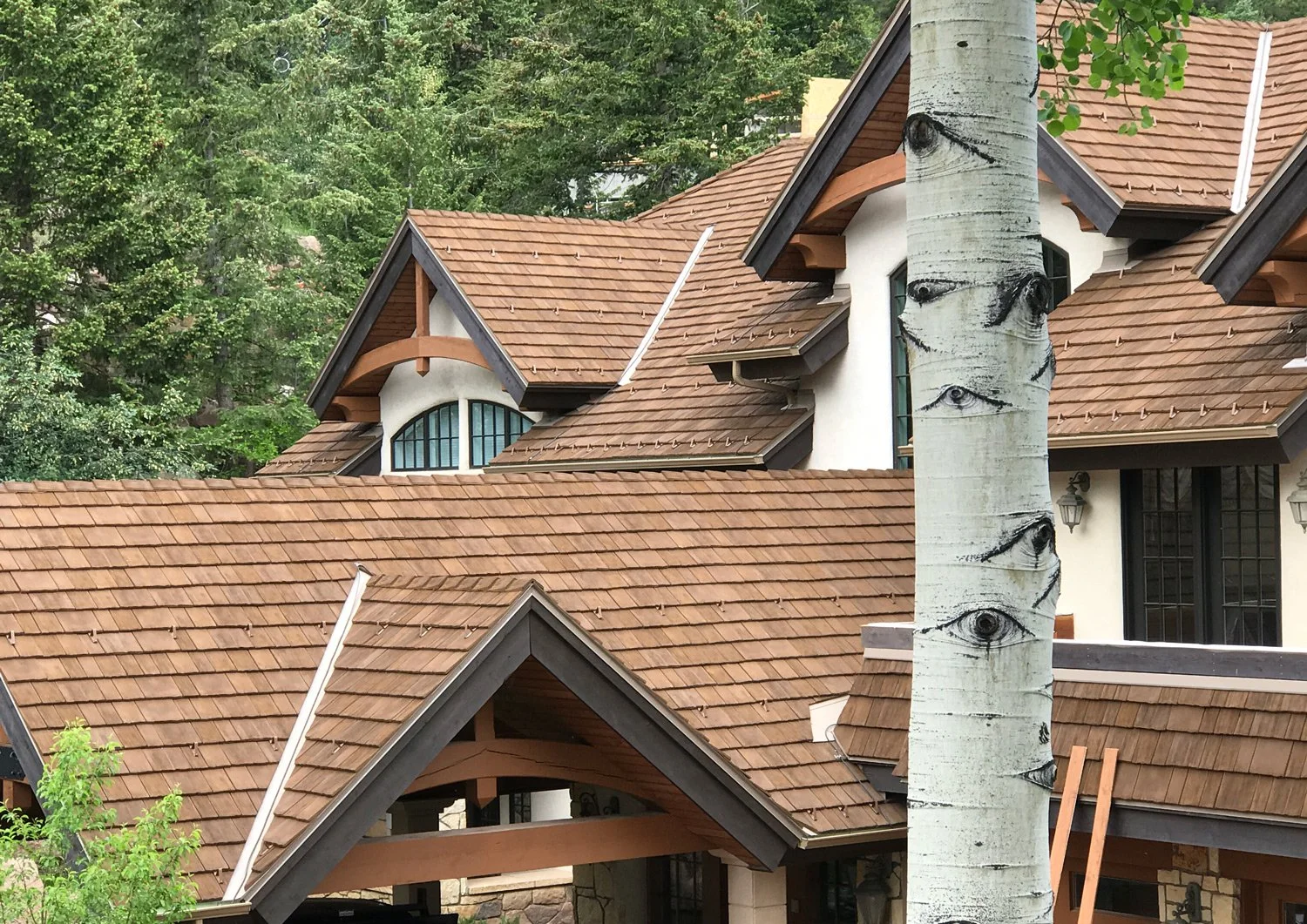 Synthetic shake roof in Colorado