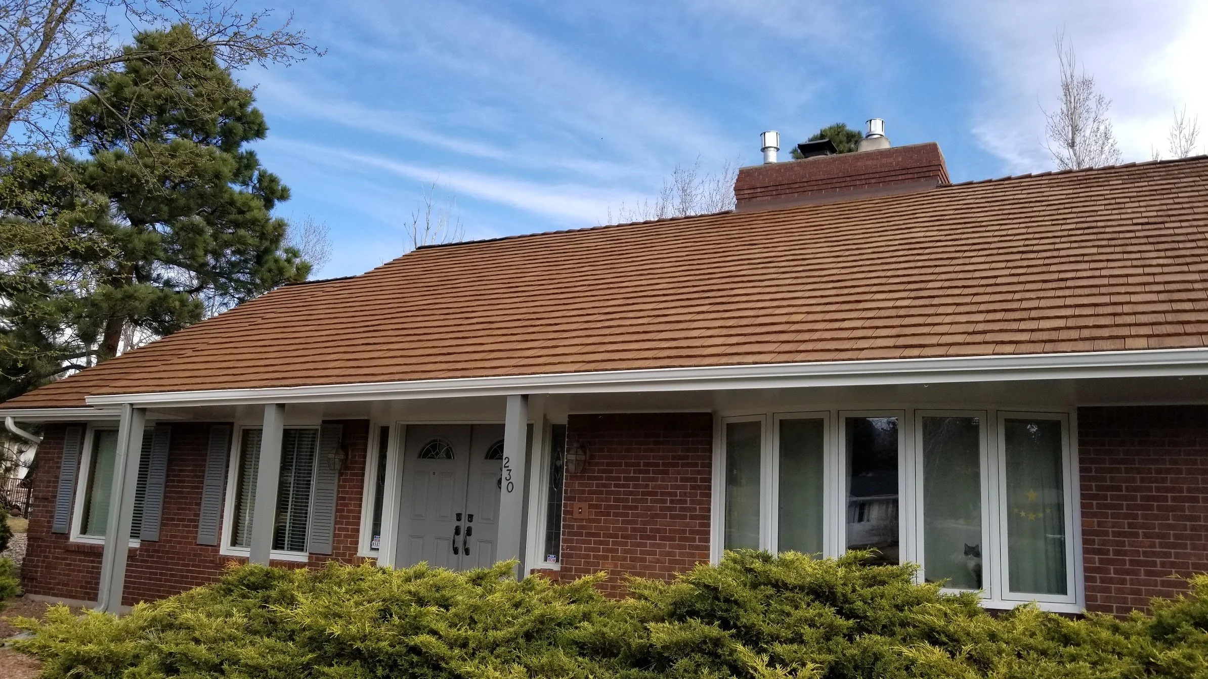 An image of a Cool Roof Rated CEDUR Golden Cedar.