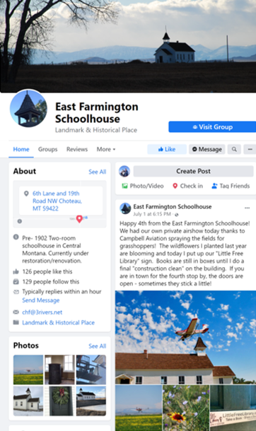 Historical Landmark East Farmington Schoolhouse Facebook Page