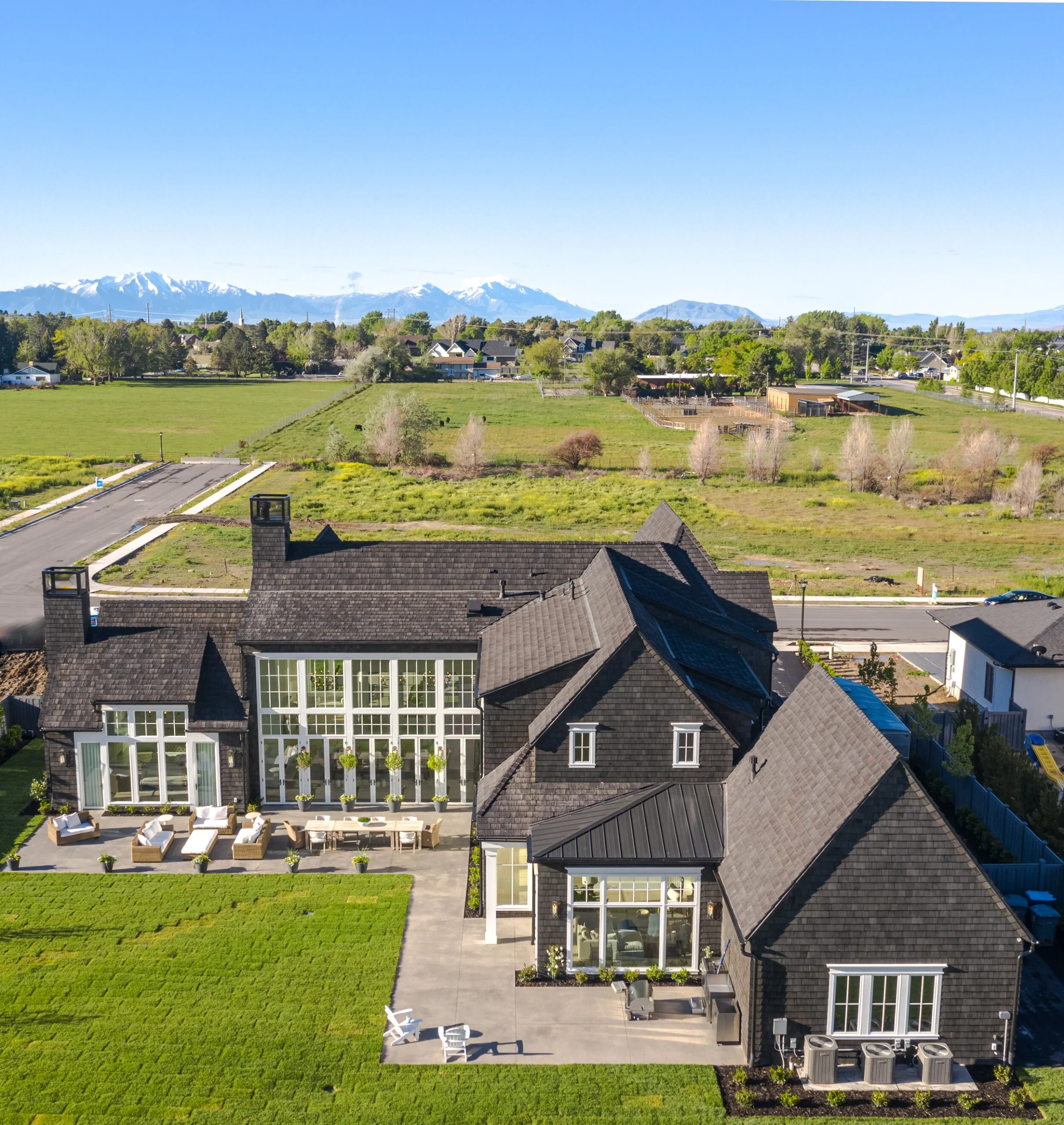 Design-Builder: Cambridge Home Company | Photographer: Drone Your Homes 