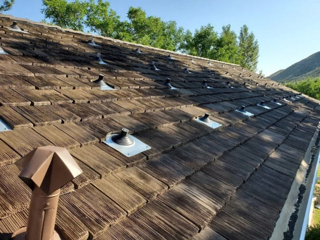 CEDUR Walden roof with solar panels.