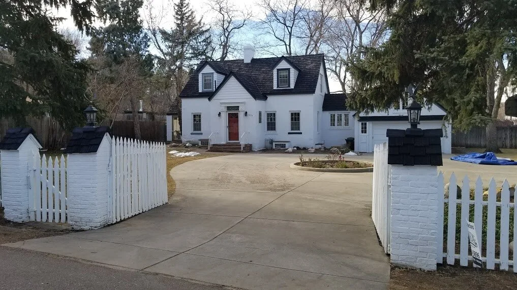Rustic faux cedar shake roofing material.