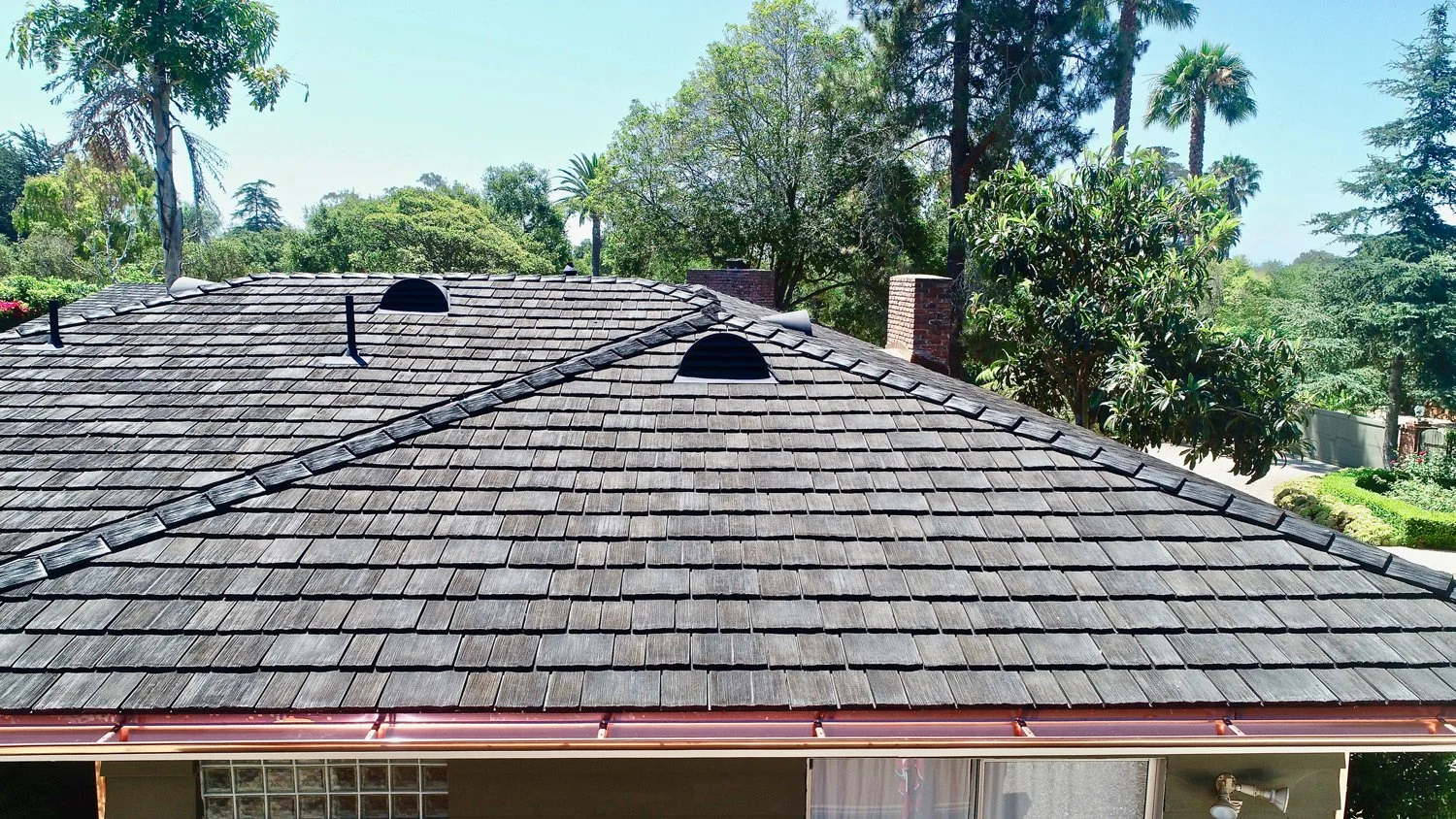 Shiloh synthetic cedar wood shake roof
