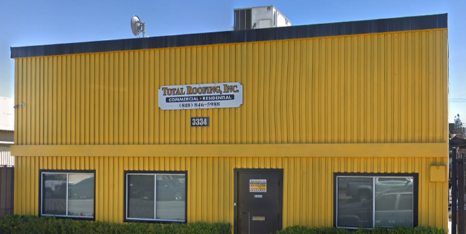 Total Roofing, Inc. headquarters in Burbank, California
