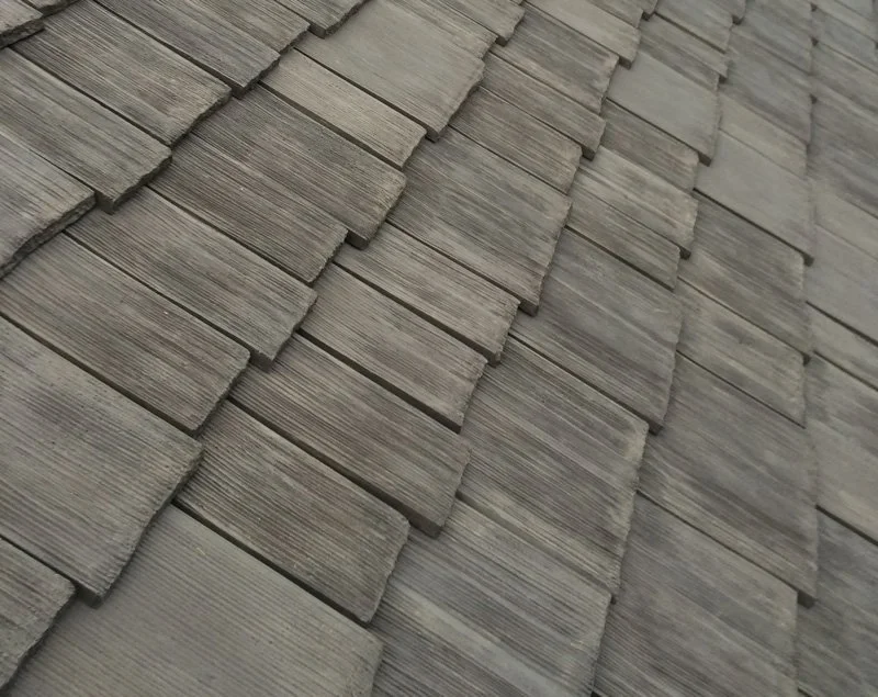 Architectural brown shingles