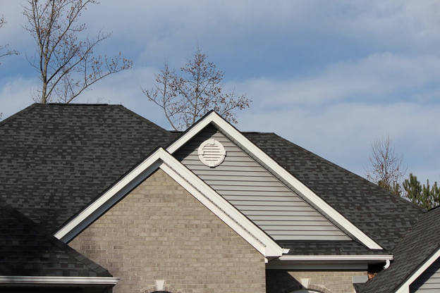 Asphalt shingle roof.