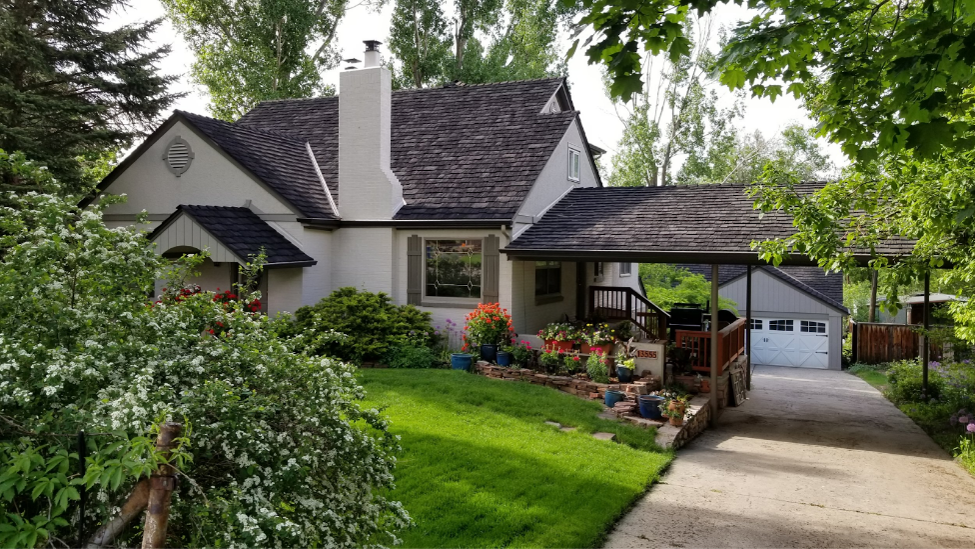 synthetic wood shake roof