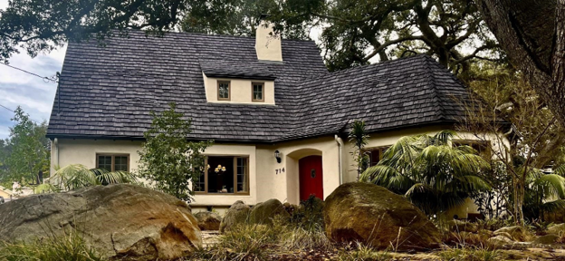 CEDUR Shiloh roof on a Santa Barbara, CA home, installed by Angeles Roofing.