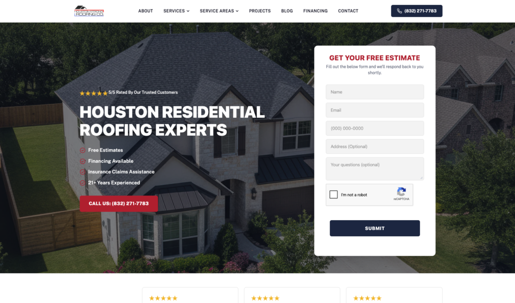 Houston Strong Roofing Company