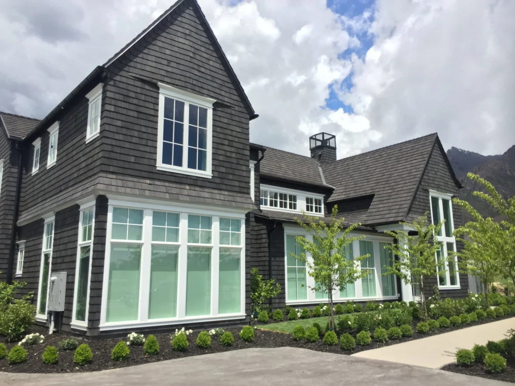 CEDUR roof with CEDUR shake sidining on home in Salt Lake City, Utah.